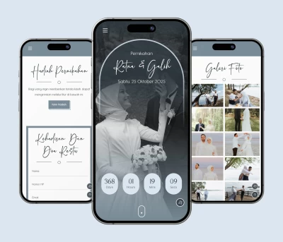 Desain Template Undangan Website Envita